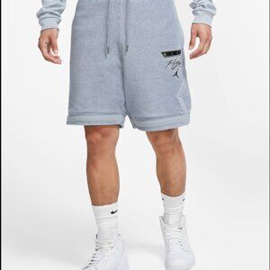 Jordan Flight Fleece Diamond Shorts Men’s Medium Blue | Thick Terry Cotton Nike